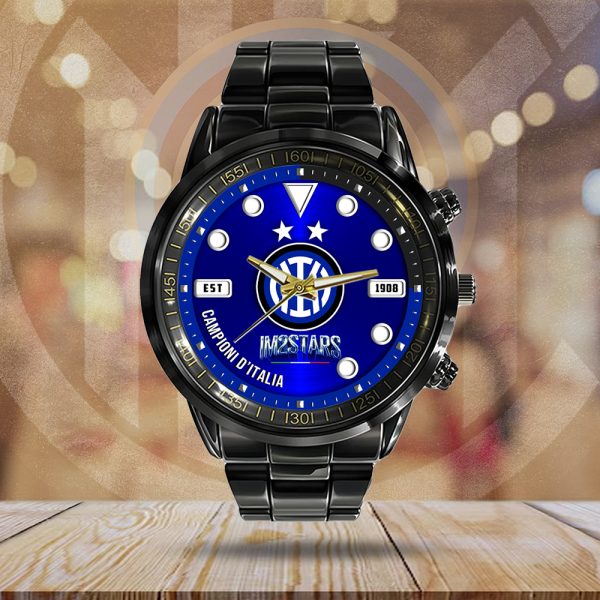 Inter Milan FC Black Stainless Steel Watch - MAITM 6591