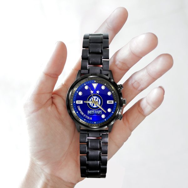 Inter Milan FC Black Stainless Steel Watch - MAITM 6591