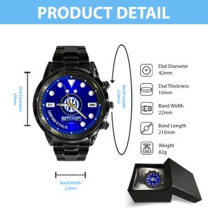 Inter Milan FC Black Stainless Steel Watch - MAITM 6591