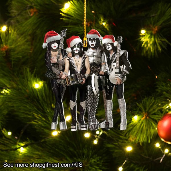 Kiss Band Custom Shape 2-sided Acrylic Ornament - HUANNM 1941