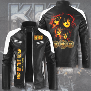 Kiss Band Premium Leather Bomber - HUANNM 3042