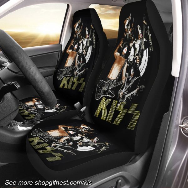 Kiss Band 2PCS Car Seat Cover - HUANNM 1026