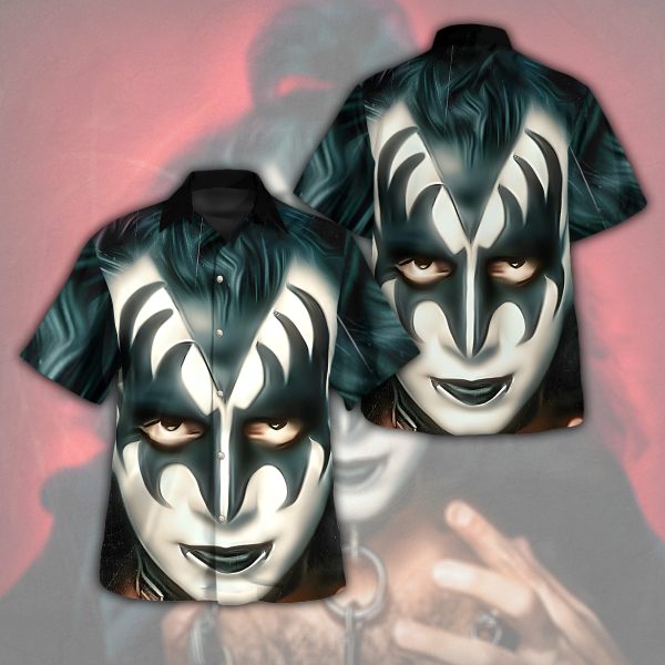 Kiss Band 3D Hawaii Shirt - HUANNM 354.1