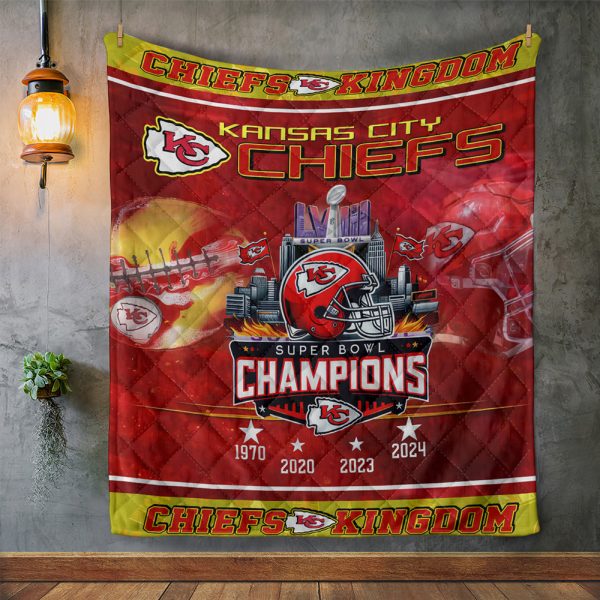 Kansas City Chiefs Quilt Blanket - HUANNM 3866