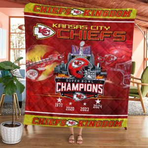 Kansas City Chiefs Quilt Blanket - HUANNM 3866