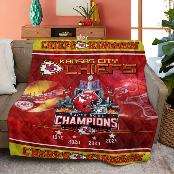 Kansas City Chiefs Quilt Blanket - HUANNM 3866