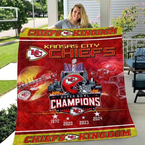 Kansas City Chiefs Quilt Blanket - HUANNM 3866