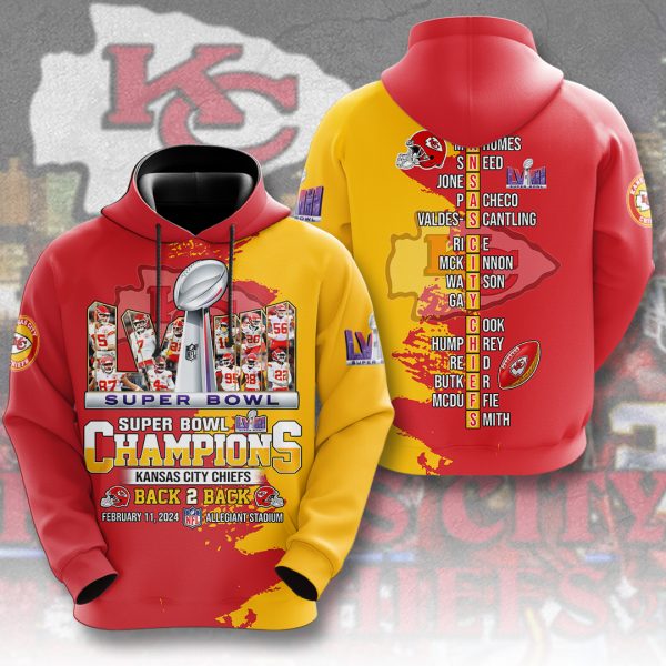 Kansas City Chiefs 3D Apparel - HUANNM 3852