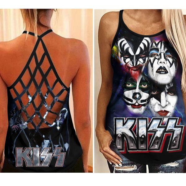 Kiss Band Criss-Cross Tank Top - HUANNM 229