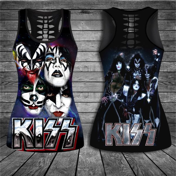 Kiss Band Hollow Tank Top Leggings - HUANNM 229.2