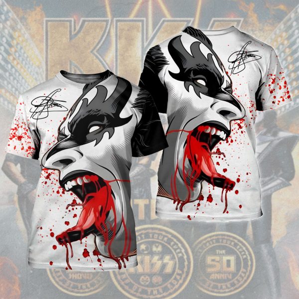 Kiss Band 3D T-Shirt - HUANNM 304