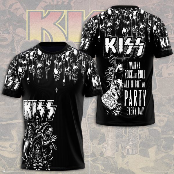 Kiss Band 3D T-Shirt - HUANNM 250