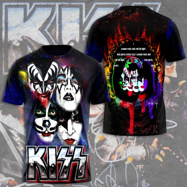 Kiss Band 3D T-Shirt - HUANNM 274