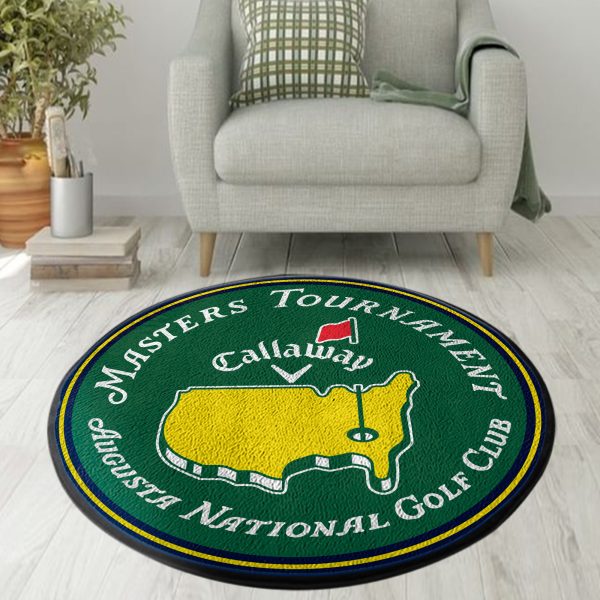 Golf Masters Tournament x CALW Foldable Round Rug - MAITM 6616