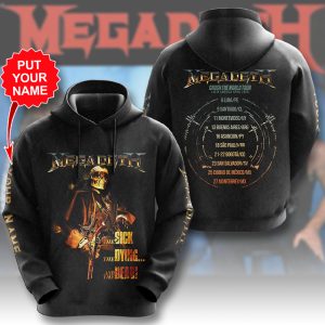 Personalized Megadeth Band 3D Apparel - HUANNM 4960