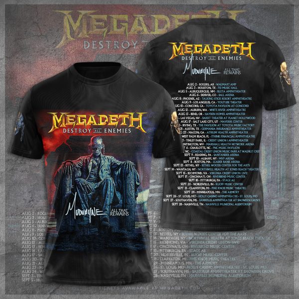 Megadeth Band 3D Apparel - TANTN 6091