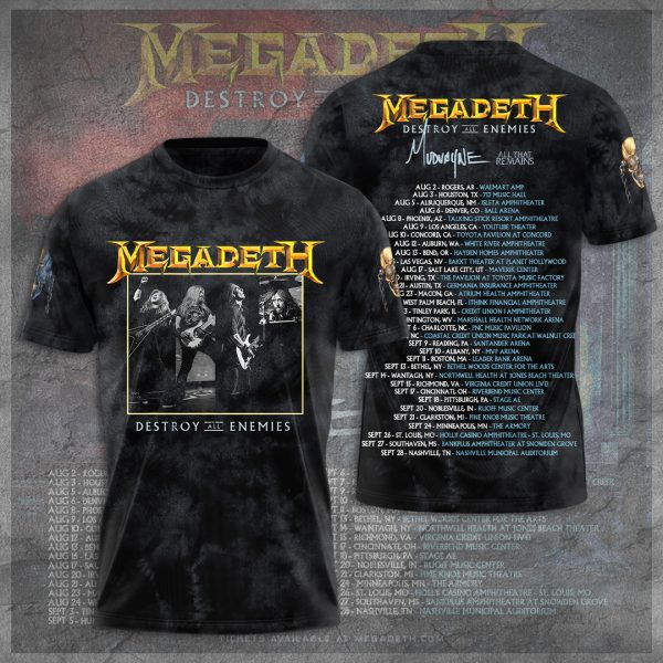 Megadeth Band 3D Apparel - TANTN 6094