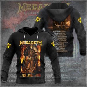 Megadeth Band 3D Apparel - TANTN 6141