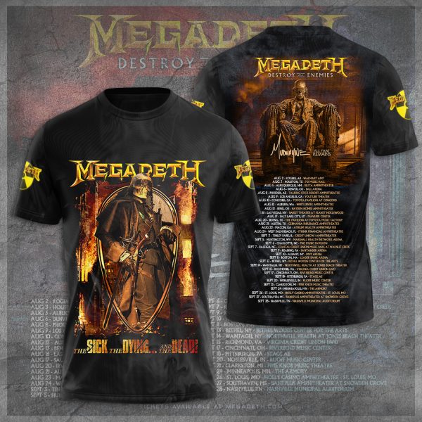 Megadeth Band 3D Apparel - TANTN 6141