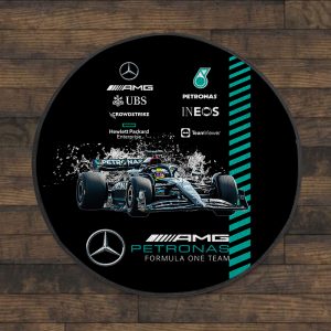 Mercedes-AMG Petronas F1 Foldable Round Rug - HOATT 4706