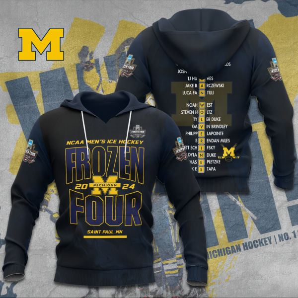 Michigan Wolverines Football 3D Apparel - TANTN 5693