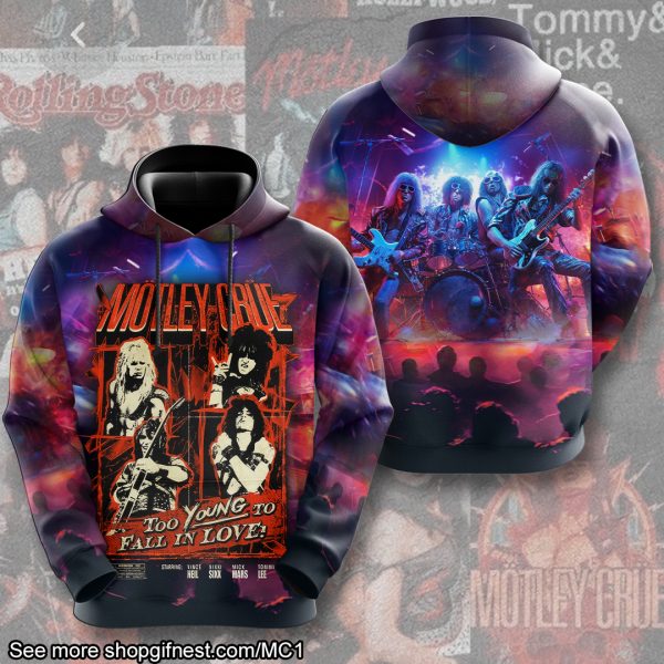 Mötley Crüe 3D Apparel – HUANNM 2207