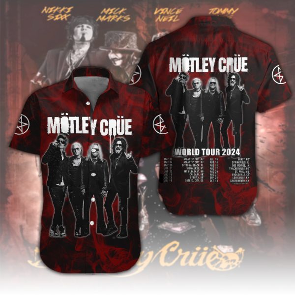 Mötley Crüe Short Sleeve Dress Shirt - HOATT 4703.1