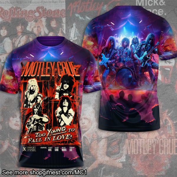 Mötley Crüe 3D Apparel – HUANNM 2207