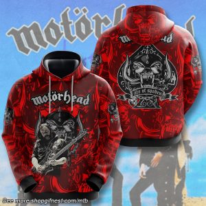 Motörhead Band 3D Apparel - HUANNM 989