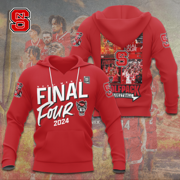 NC State Wolfpack Men's Basketball 3D Apparel - TANTN 5667