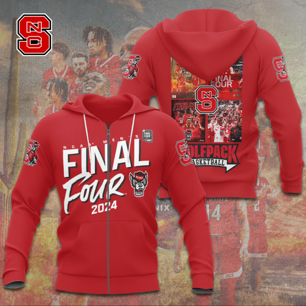 NC State Wolfpack Men's Basketball 3D Apparel - TANTN 5667