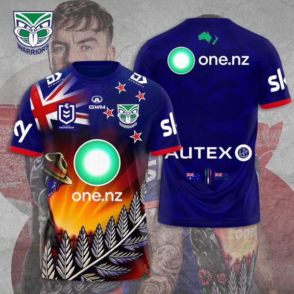 New Zealand Warriors 3D Apparel - TANTN 6016