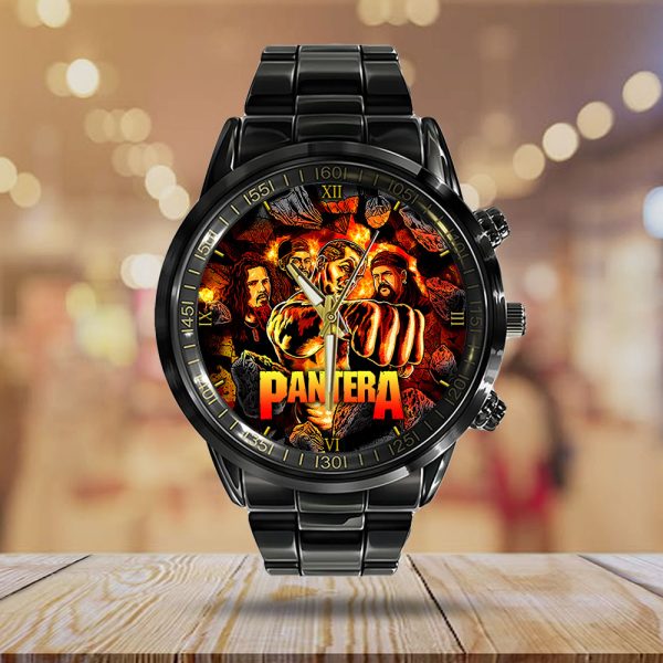 Pantera Black Stainless Steel Watch - GNE 265