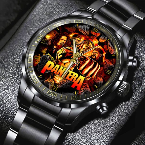 Pantera Black Stainless Steel Watch - GNE 265