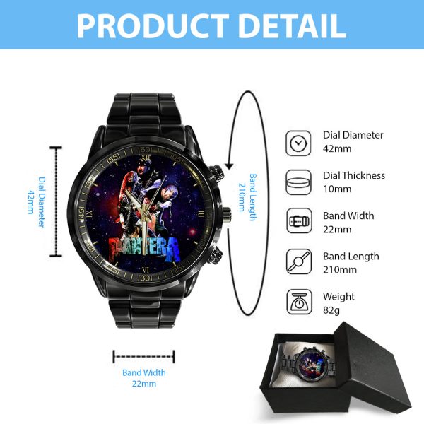 Pantera Black Stainless Steel Watch - GNE 266