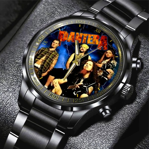 Pantera Black Stainless Steel Watch - GNE 282