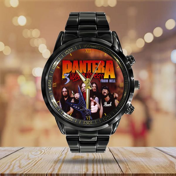 Pantera Black Stainless Steel Watch - GNE 283