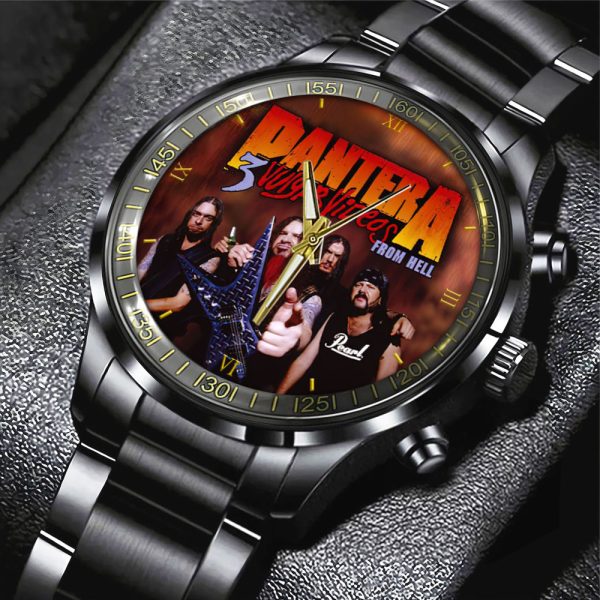 Pantera Black Stainless Steel Watch - GNE 283