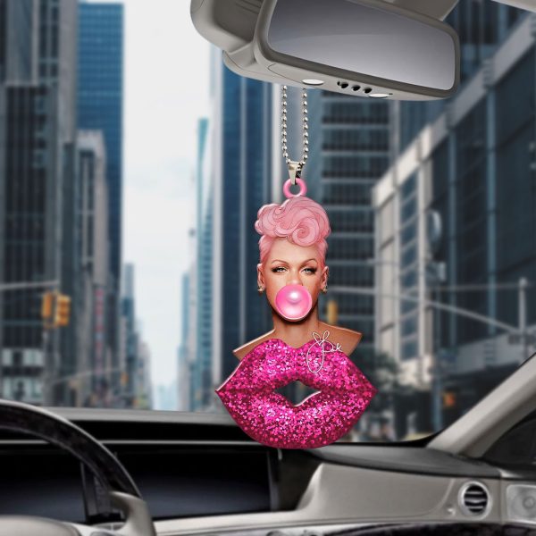 P!nk Custom shape 1-sided Acrylic Car Ornament - HOATT 4589