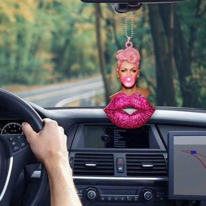 P!nk Custom shape 1-sided Acrylic Car Ornament - HOATT 4589