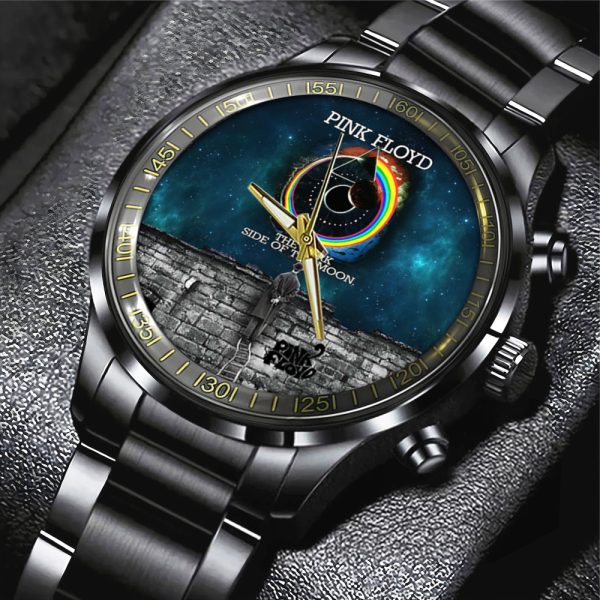 Pink Floyd Black Stainless Steel Watch - TANTN 6124