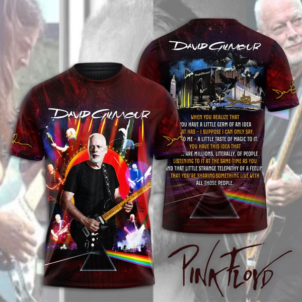 Pink Floyd x David Gilmour 3D Apparel - HUANNM 4619