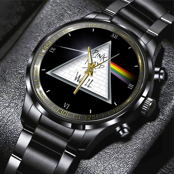 Pink Floyd Black Stainless Steel Watch - GNE 291