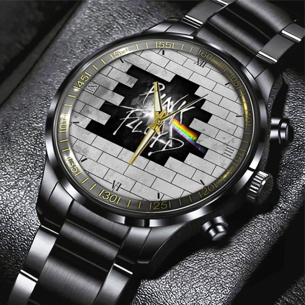 Pink Floyd Black Stainless Steel Watch - GNE 295