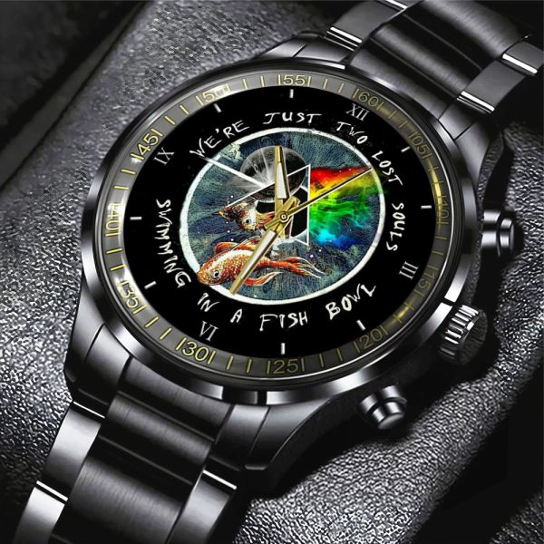 Pink Floyd Black Stainless Steel Watch - GNE 300