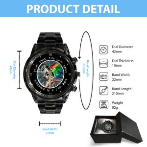 Pink Floyd Black Stainless Steel Watch - GNE 300