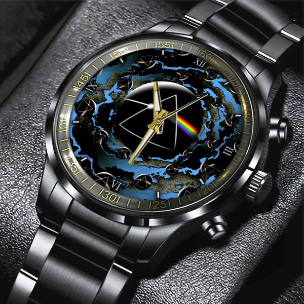 Pink Floyd Black Stainless Steel Watch - GNE 301