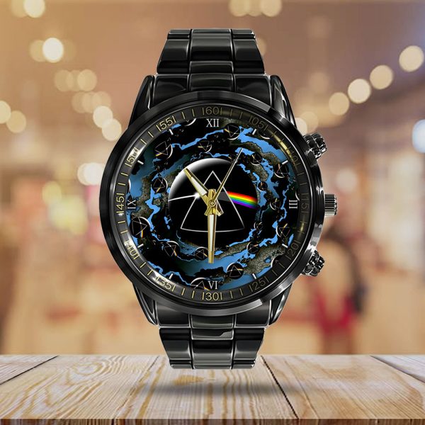 Pink Floyd Black Stainless Steel Watch - GNE 301