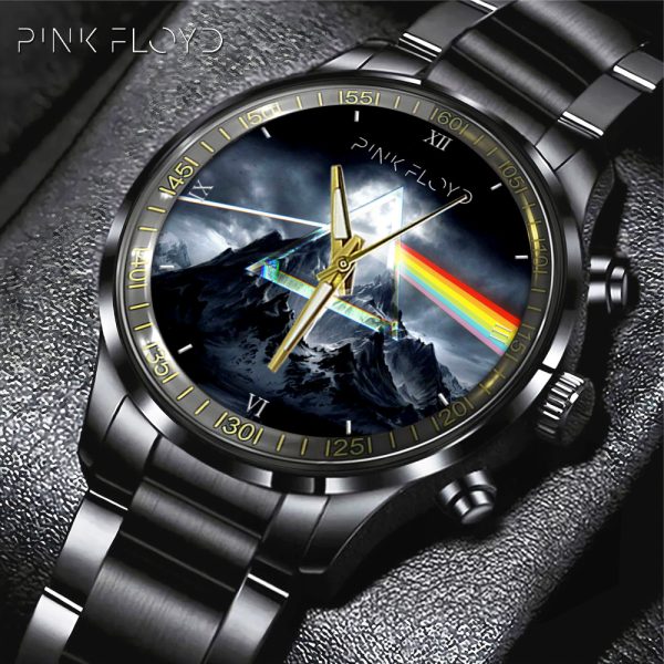 Pink Floyd Black Stainless Steel Watch - GNE 315