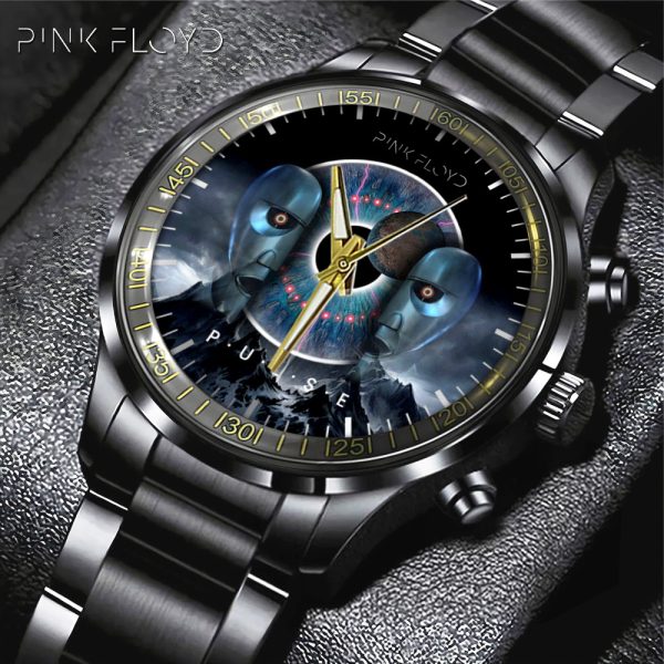 Pink Floyd Black Stainless Steel Watch - GNE 316